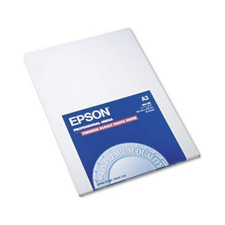 Premium Photo Paper 10.4 mil, 11.75 x 16.5, High-Gloss White, 20/Pack