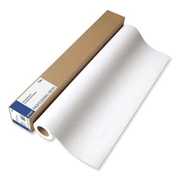 Epson S045113 9 mil 36 in. x 100 ft. Standard Proofing Paper Roll - Semi-Matte White