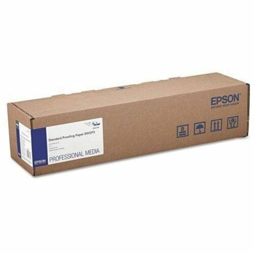 Epson S045155 9 mil 24 in. x 100 ft. Standard Proofing Paper Roll SWOP3 - Semi-Matte White