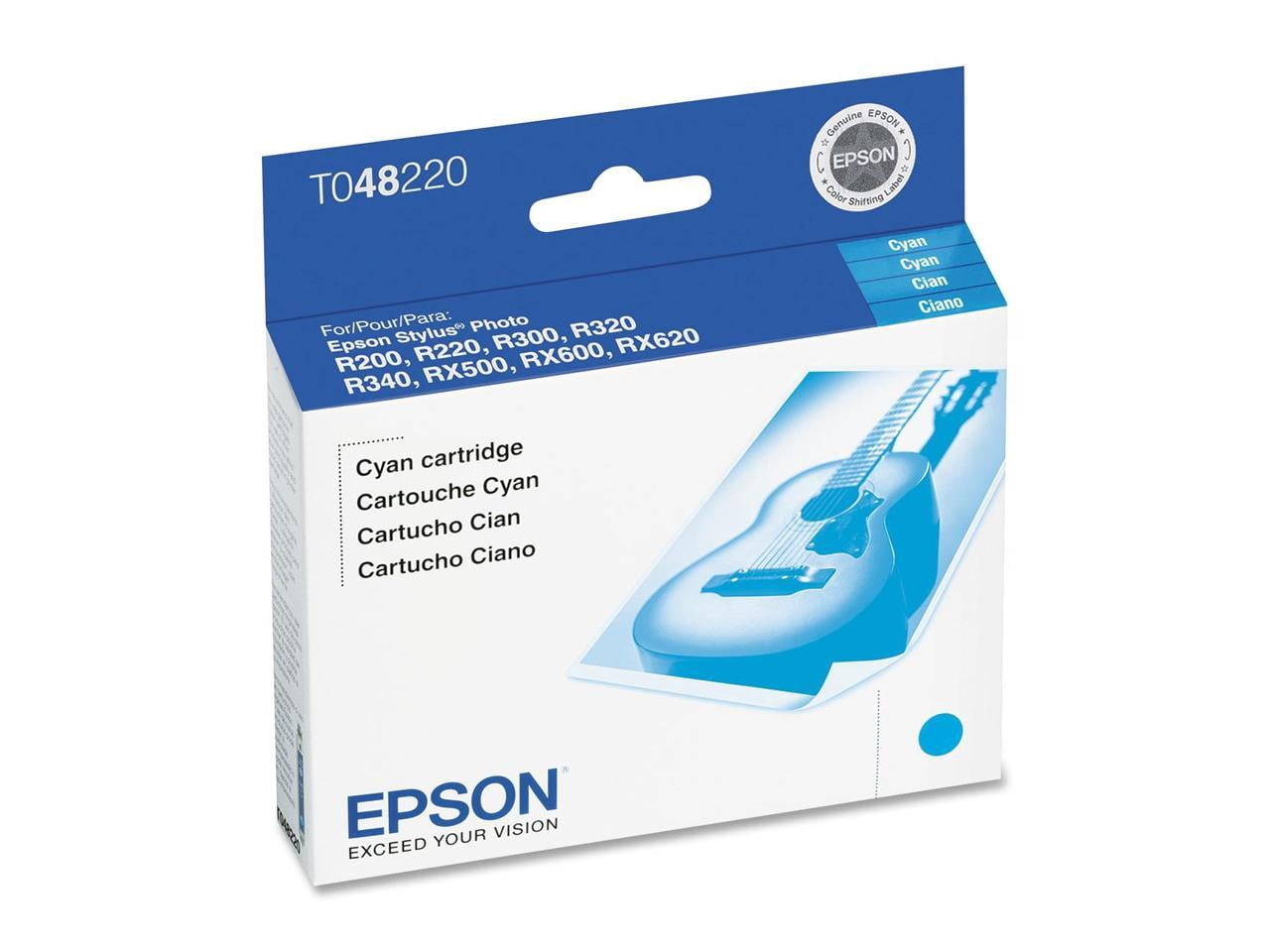 Epson T0482 Original Ink Cartridge - Inkjet - Cyan - 1 Each Epson T0482 Original Ink Cartridge - Inkjet - Cyan - 1 Each