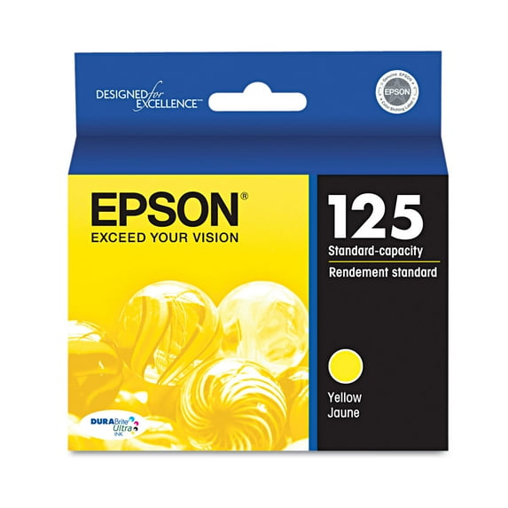 Epson® T125420s (125) Durabrite Ultra , Yellow