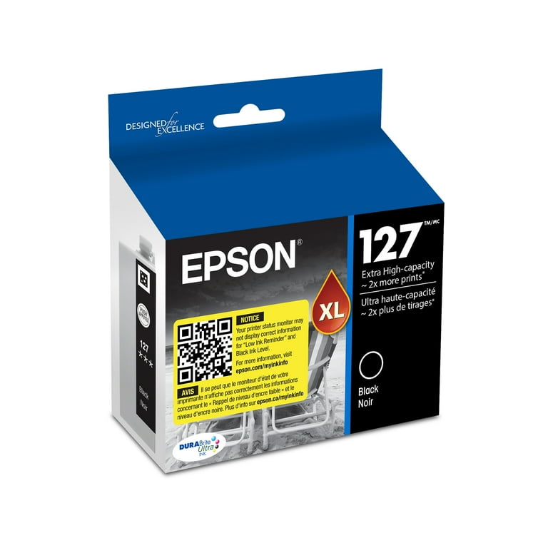T127120-S (127) DURABrite Ultra Extra High-Yield Ink, Black T127120-S (127) DURABrite Ultra Extra High-Yield Ink, Black
