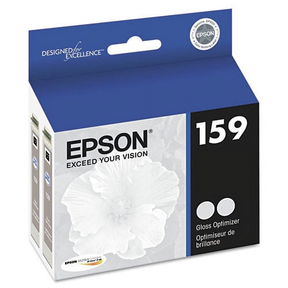 T159020 (159) UltraChrome Hi-Gloss 2 Gloss Optimizer Ink, Clear, 2/Pack T159020 (159) UltraChrome Hi-Gloss 2 Gloss Optimizer Ink, Clear, 2/Pack