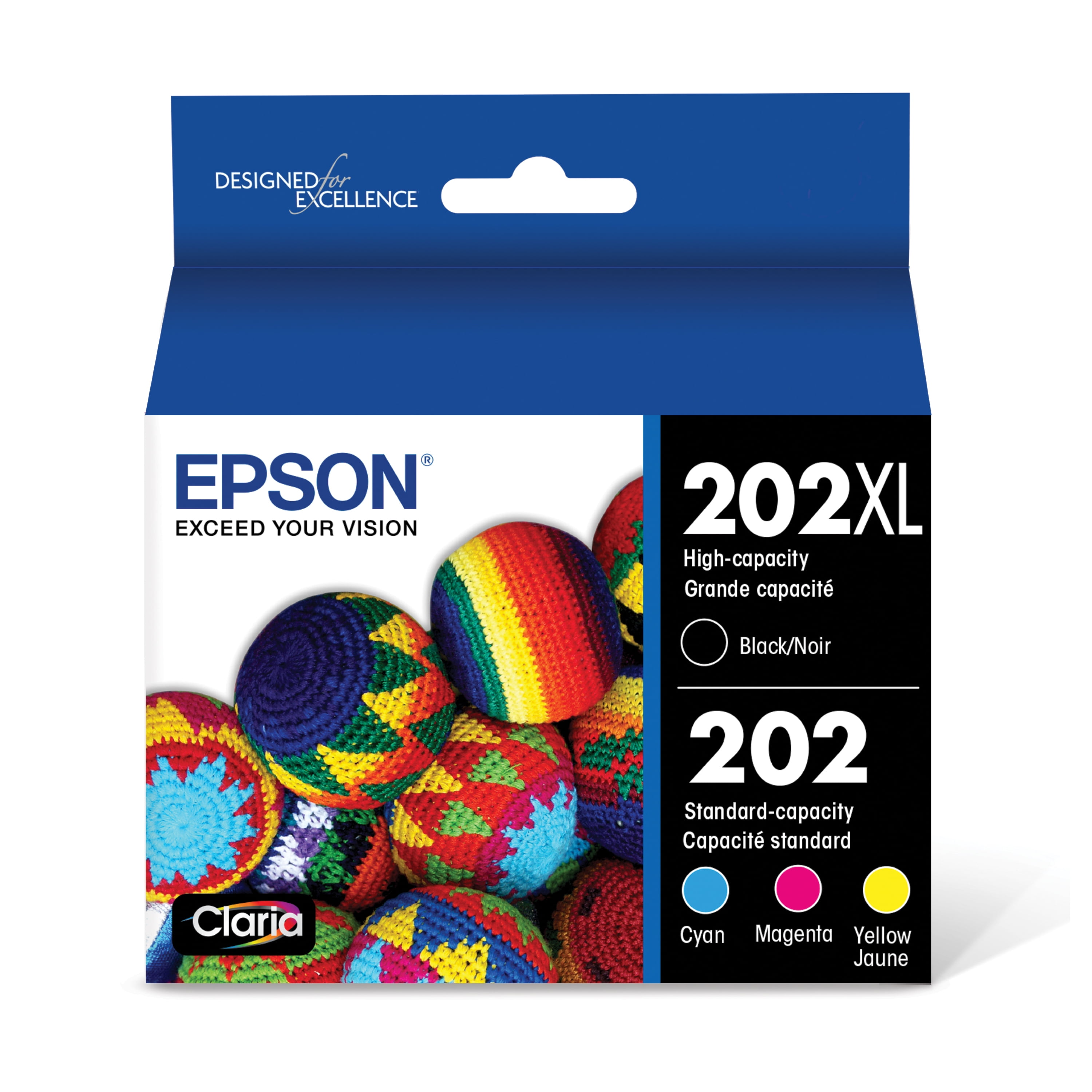 Epson T202 Claria Genuine Ink High Capacity Black & Standard Capacity