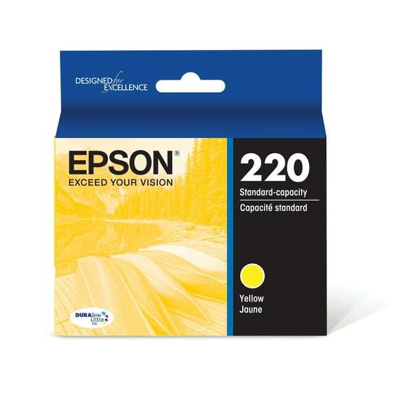 Epson T220420-S (220) DURABrite Ultra Ink, Yellow