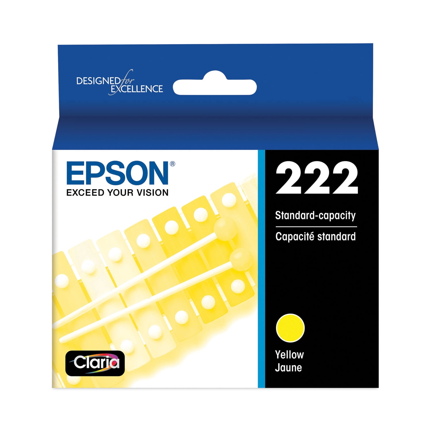 T222420S (T222) Claria Ink, 165 Page-Yield, Yellow T222420S (T222) Claria Ink, 165 Page-Yield, Yellow