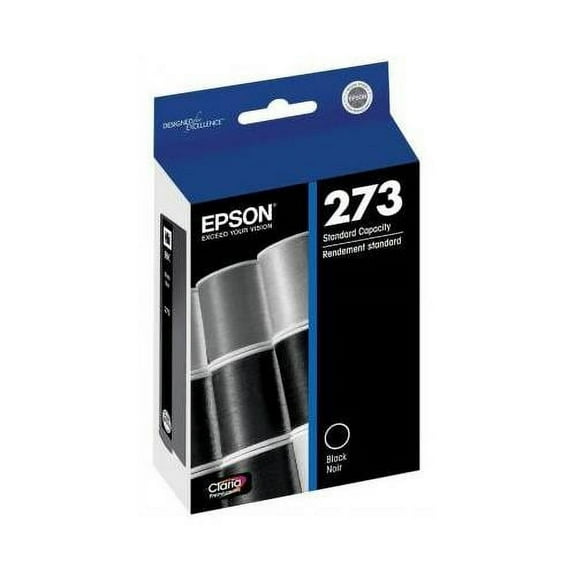 Epson T273 Claria Genuine Ink Standard Capacity Black Cartridge
