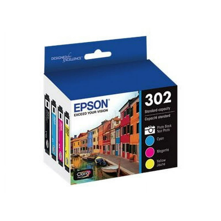 T302520-S (T302) Claria Ink, Cyan/Magenta/Photo Black/Yellow T302520-S (T302) Claria Ink, Cyan/Magenta/Photo Black/Yellow