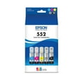 thumbnail image 1 of Epson T552 Cyan/Yellow/Magenta/Photo Black/Gray High Yield Ink Cartridge 5/Pack (T552920-S), 1 of 6