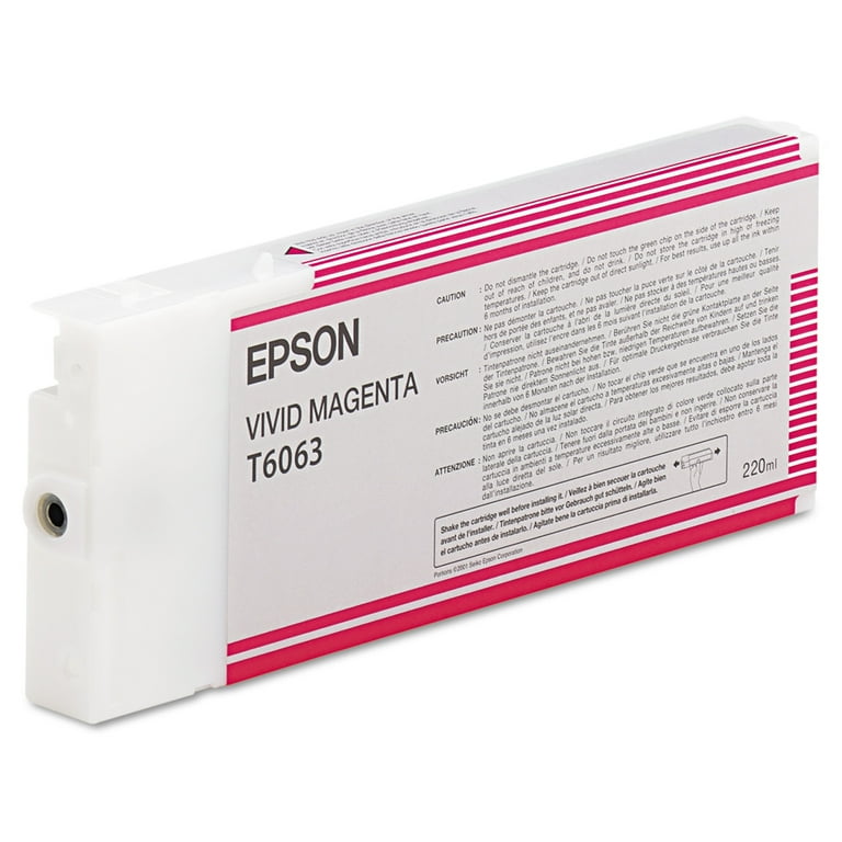 T606300 (60) Ink, Vivid Magenta T606300 (60) Ink, Vivid Magenta