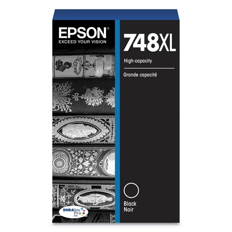 T748XL120 (748XL) DURABrite Pro High-Yield Ink, 5000 Page-Yield, Black T748XL120 (748XL) DURABrite Pro High-Yield Ink, 5000 Page-Yield, Black