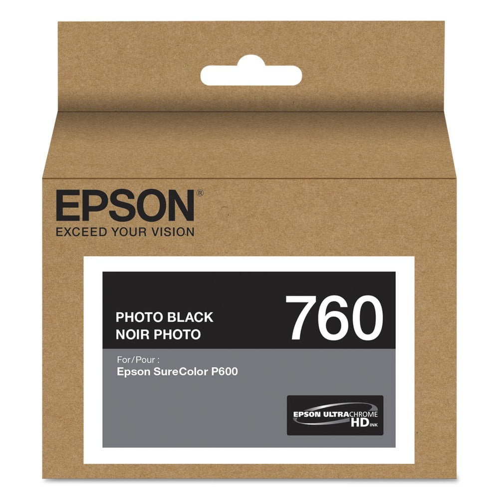 T760120 (760) UltraChrome HD Ink, Photo Black T760120 (760) UltraChrome HD Ink, Photo Black
