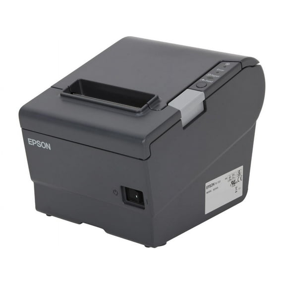 Epson TM-T88V 3" Single-station Thermal Receipt Printer, USB, Powered USB, Dark Gray (No Power Supply) - C31CA85090