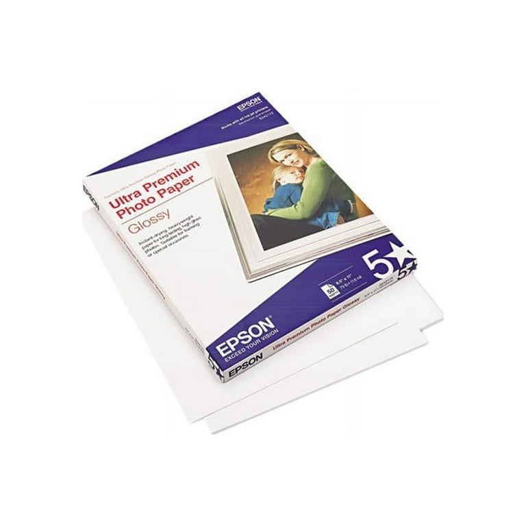 Ultra Premium Gloss Photo Paper, 11.8 mil, 8.5 x 11, Bright White, 50/Pack Ultra Premium Gloss Photo Paper, 11.8 mil, 8.5 x 11, Bright White, 50/Pack