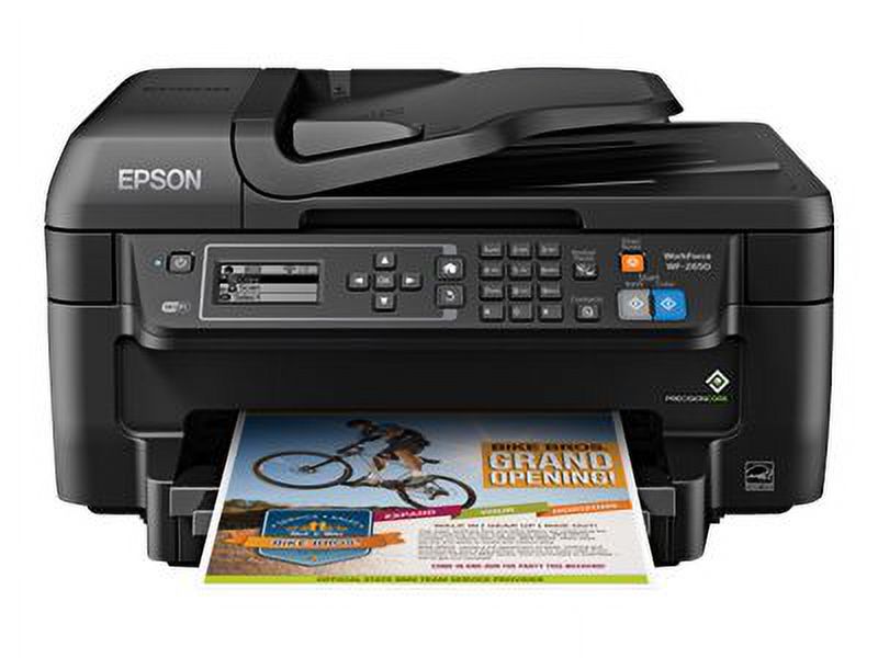 Epson WorkForce 2650 Wireless Inkjet Multifunction Printer, Color - image 1 of 3