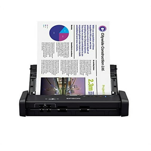 Epson WorkForce ES-200 Color Portable Document Scanner with ADF for PC and Mac, Sheet-fed and Duplex Scanning