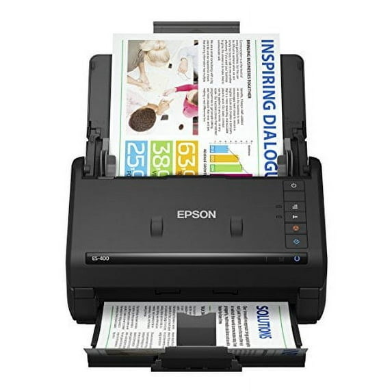 Epson WorkForce ES-400 Color Duplex Document Scanner for PC and Mac, Auto Document Feeder (ADF)