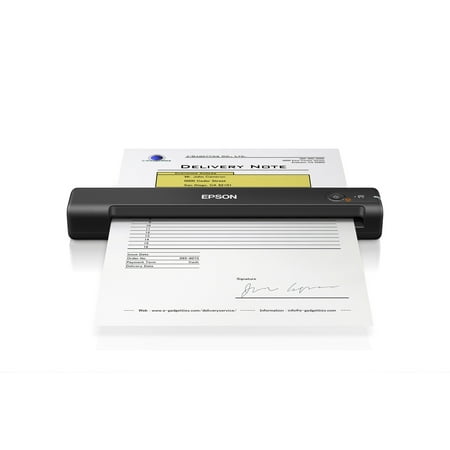 Epson - ES-50 Mobile Color Sheetfed Document Scanner - Black