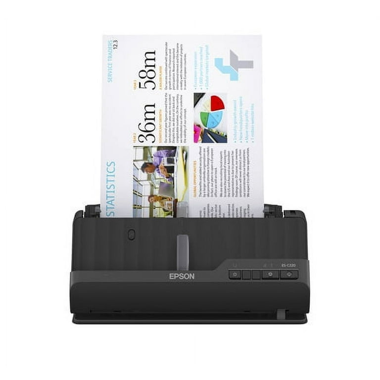 Epson WorkForce ES-C220 Compact Scanner, 2-Sided Scanning Epson WorkForce ES-C220 Compact Scanner, 2-Sided Scanning