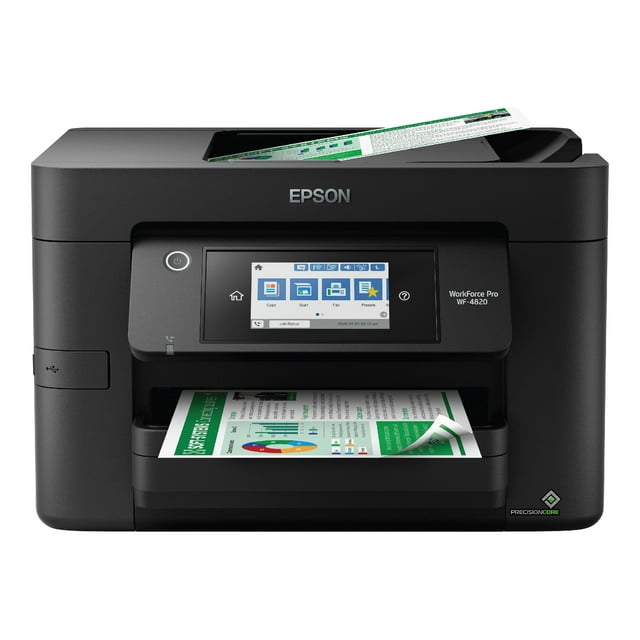 Epson WorkForce Pro WF-4820 Wireless All-in-One Printer with Auto 2-sided Printing, 35-page ADF, 250-sheet Paper Tray and 4.3" Color Touchscreen