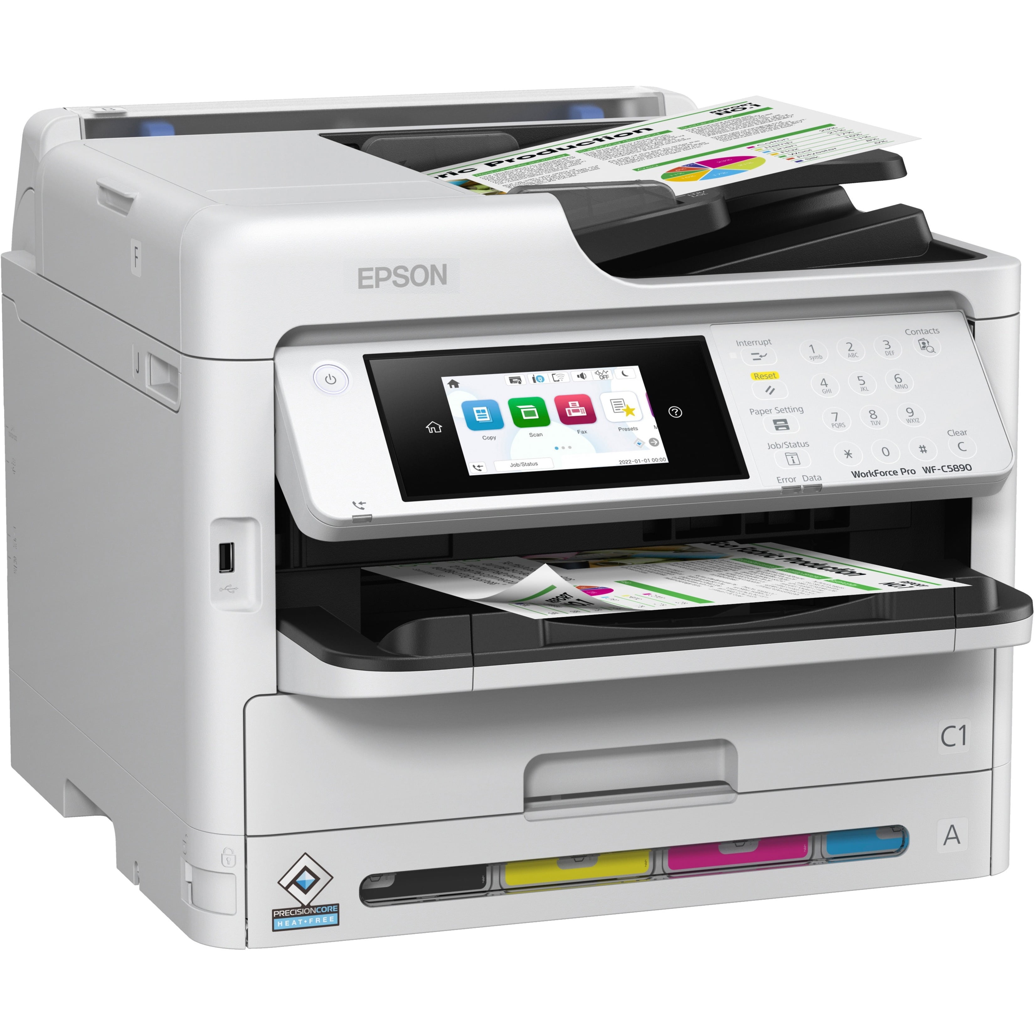 Epson WorkForce Pro WF-C5890 Wireless All-In-One Printer - Color