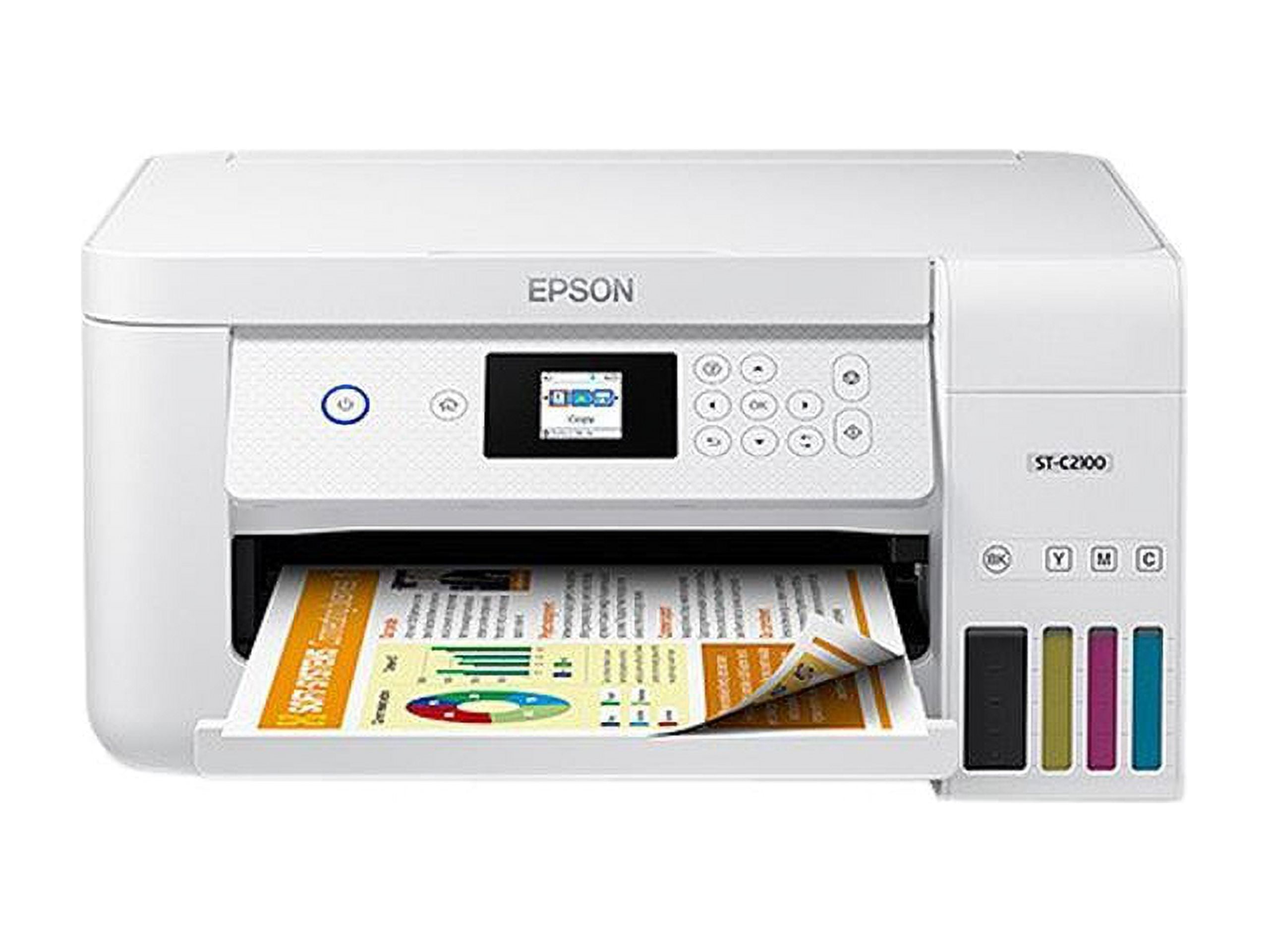 Epson WorkForce ST ST-C2100 Wireless Inkjet Multifunction Printer – Color – Copier/Printer/Scanner – (5760 x 1440 dpi class) – Automatic Duplex Print – Upto 3000 Pages Monthly – 100 sheets Input … Sansujyuku sansujyuku.com