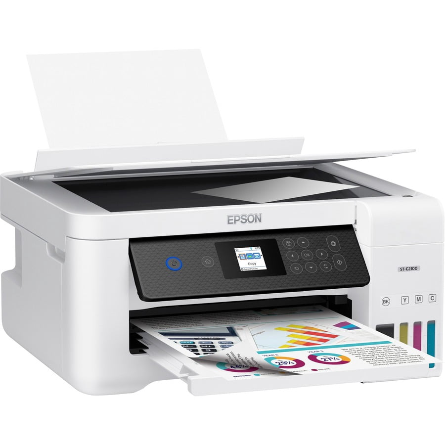 Epson C11CJ63203 WorkForce ST-C2100 Copy/Print/Scan Supertank Color MFP Printer
