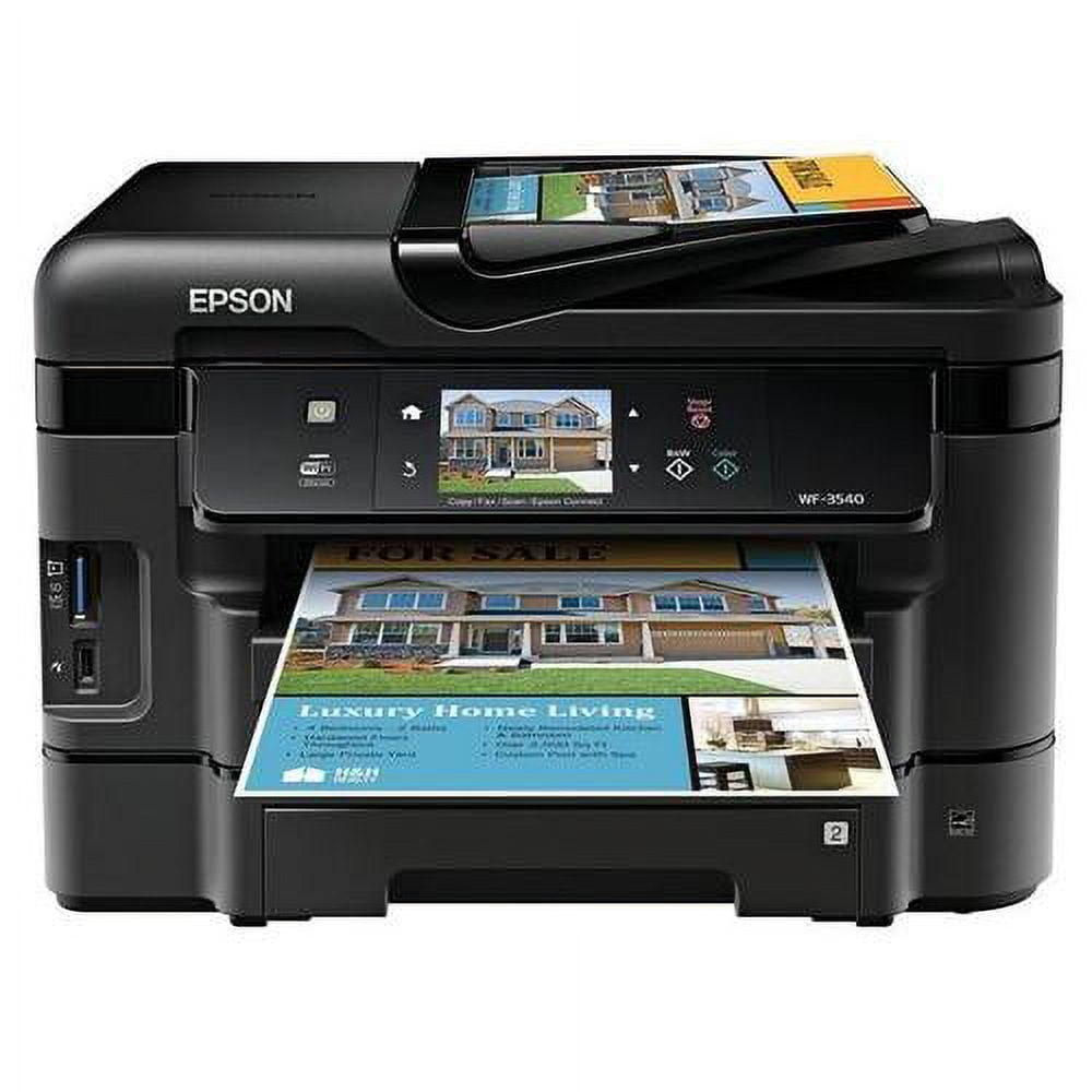 Epson WorkForce WF 3530 Wireless Color Printer with Scanner, Copier and