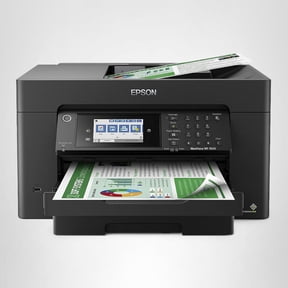 Epson Workforce Pro WF-7820 Wireless Duplex All-in-One Wide-Format Printer, Copier, Scanner, and Fax with 50 Page ADF, 250 Sheet Capacity, Mobile Printing, Black (Sold without manufacturer warranty)