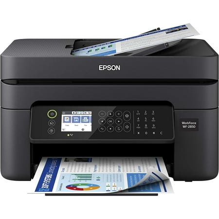Epson Workforce WF-2830 All-in-One Wireless Color Printer with Scanner, Copier and Fax