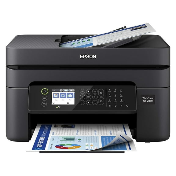 Epson Workforce WF-2850 Wireless All-in-One Printer with Scan, Copy, Fax
