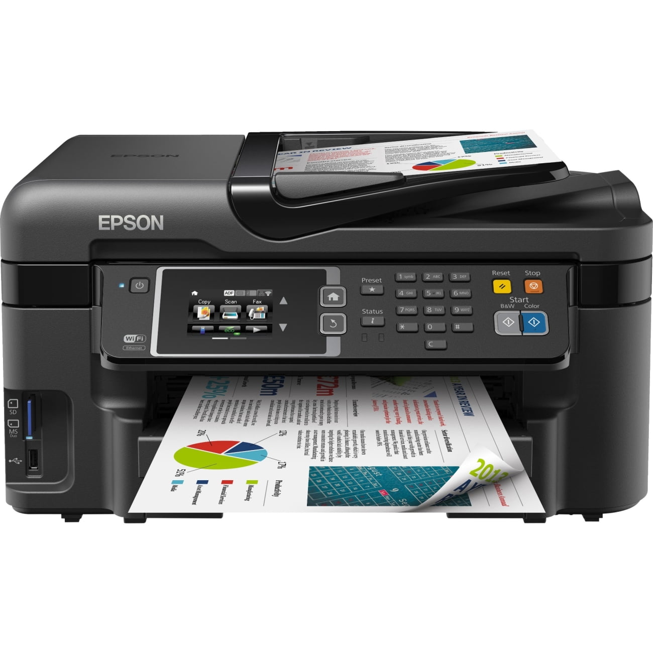 Epson Workforce WF-3620 Color Inkjet All-in-One Printer Epson Workforce WF-3620 Color Inkjet All-in-One Printer