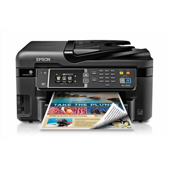 Epson Workforce WF-3620 Color Inkjet All-in-One Printer