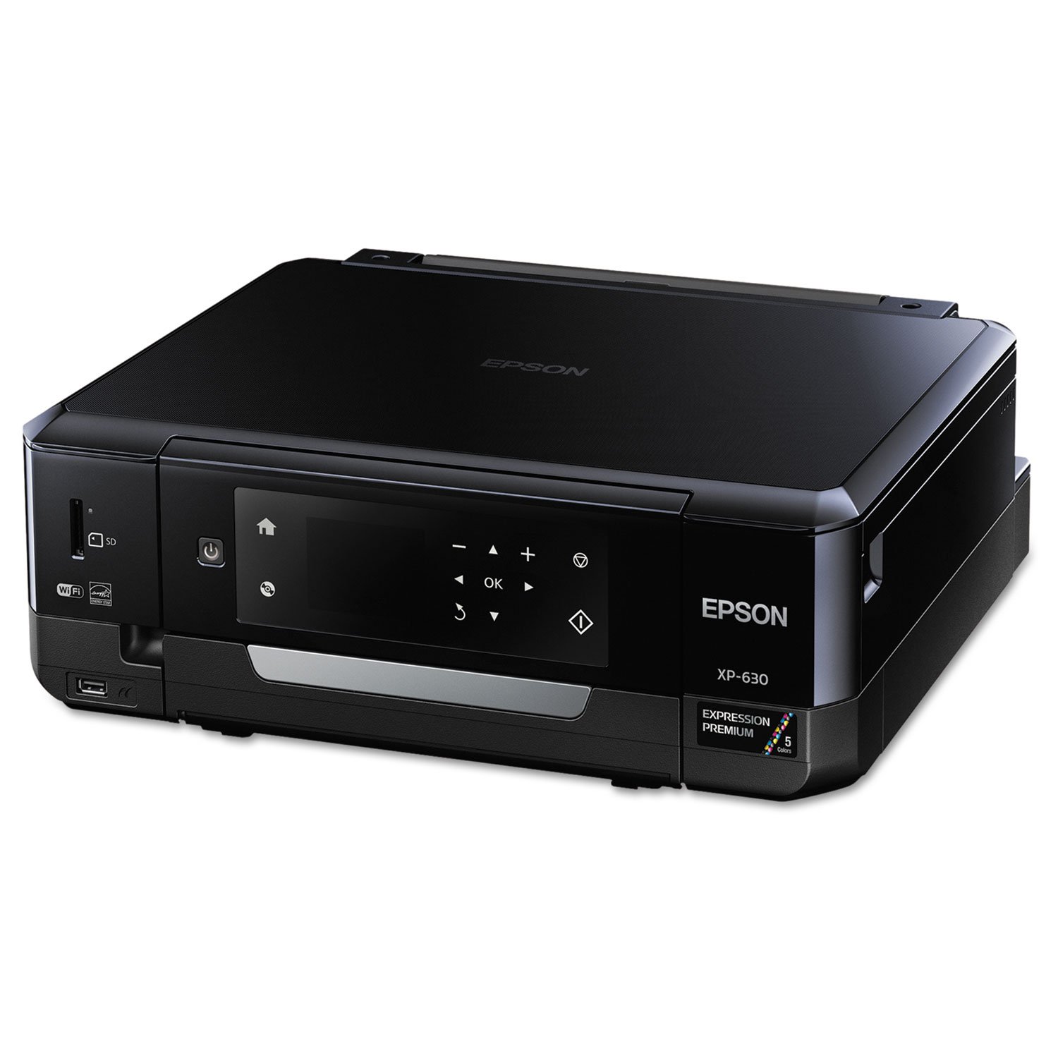 Epson Xp-630 Wireless Color Photo Printer with Scanner & Copier (C11CE79201)
