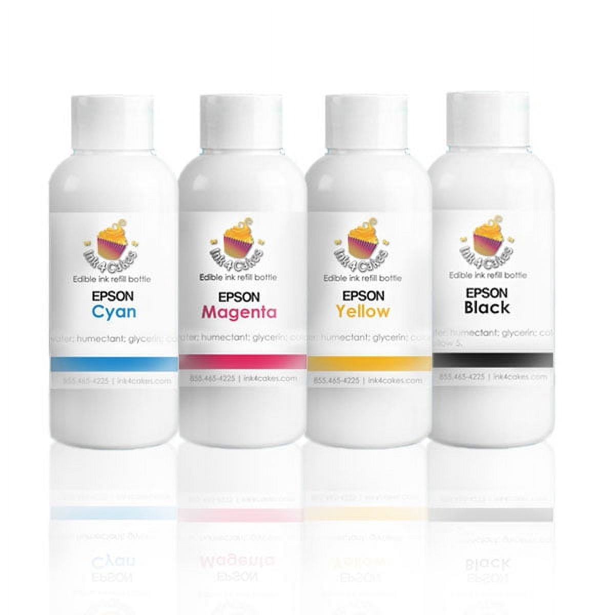 Epson edible ink Refill bottles CMYK