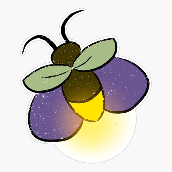 EptackArts Bug Friend Art Vinyl Decal Sticker