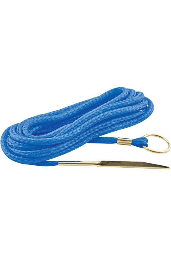 153769 9 ft. Poly Fish Stringer with Thread Needle & Loop for Quick Use
