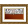 thumbnail image 1 of Epure, Paul-Vlad 32x20 Gold Ornate Wood Framed with Double Matting Museum Art Print Titled - Feeding On Salt, 1 of 4