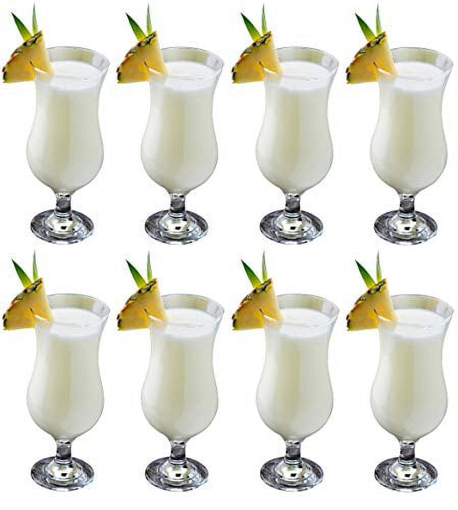 Epure Venezia Collection 8 Piece Hurricane Glass Set Perfect for