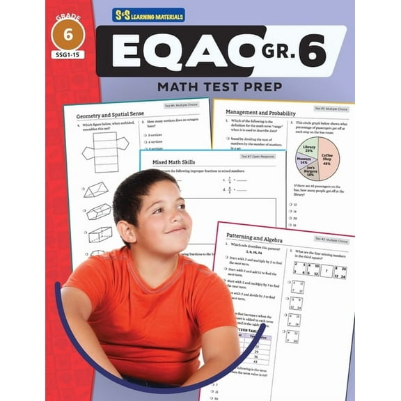 Eqao Test Prep Ontario Grade 6 Math Test Prep! (EQAO), Book 5, (Paperback)