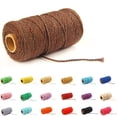 thumbnail image 1 of Eqarp Macrame Cotton Cord 2mm Light Purple Craft Rope Spool 109 Yards DIY Plant Hangers Gift Wrapping, 1 of 11