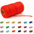 thumbnail image 1 of Eqarp Macrame Cotton Cord 2mm Light Purple Craft Rope Spool 109 Yards DIY Plant Hangers Gift Wrapping, 1 of 11