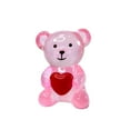 thumbnail image 1 of Eqiqhoxyi Cute Mini Heart Bear Resin Figurine Creative Romantic Ornament - Transparent Decor for Valentine’s Day, Office & Study Display Exquisite Statue Gift,2", 1 of 5