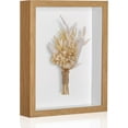thumbnail image 1 of Eqkasio 8x10 Shadow Box Picture Frame Display Cases with Soft Linen Back, Wood Deep Shadow Memory Box Frame 8x10 for Birthday Wedding Pet Graduation Items Flower Craft Ticket Photo(Wood), 1 of 7