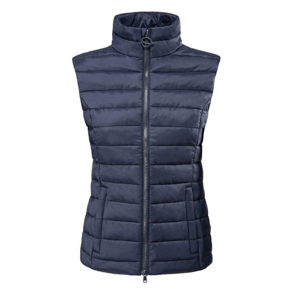 Eqode Women's Puffer Vest- Blue- Medium