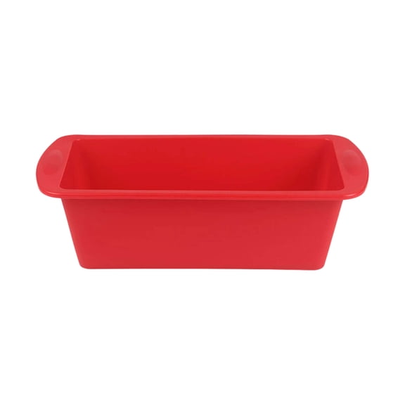 Eqslft 1 Pack Silicone Mini Loaf Pans, Non-stick Bread Baking Pan Easy-Clean Small Bread Pans Reusable Silicone Baking Molds Bakeware Tins Mold