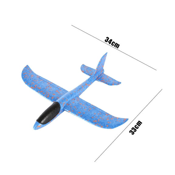 Eqslft 1 Pack Throwing Foam Airplanes, Flight Mode Glider Inertia Planes Model, Manual Launch Epp Flying Aircraft Planes for Kids Outdoor Sport