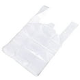 thumbnail image 1 of Eqslft 100pcs Clear T-Shirt Shopping Bags, 20x30cm Plastic Grocery Bags with Handle,Plastic Shopping Bag for Grogery，Retail and Take out, 1 of 6