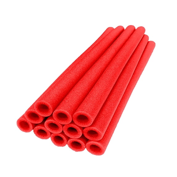 Eqslft 12 Pcs 1Inch Diameter Trampoline Pole Foam Sleeve, 40cm Length Protective Trampoline Pole Rubber Sleeves for Safe Protection Trampoline Accessories