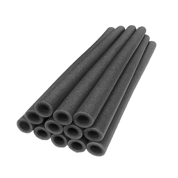 Eqslft 12 Pcs 1Inch Diameter Trampoline Pole Foam Sleeve, 40cm Length Protective Trampoline Pole Rubber Sleeves for Safe Protection Trampoline Accessories
